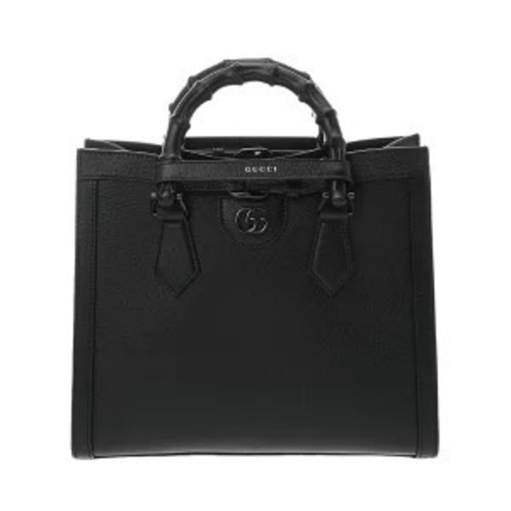 Gucci Diana Tote Bag Black Leather